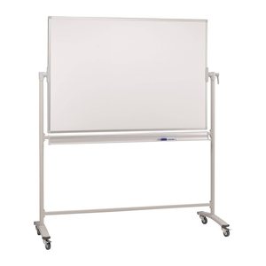 FRANKEN mobiles Whiteboard 120,0 x 90,0 cm weiß lackierter Stahl