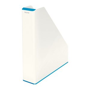LEITZ Stehsammler WOW Duo Colour 53621036 perlweiß/blau Kunststoff, DIN A4, 1 St.