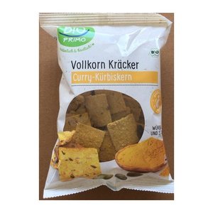 BIO PRIMO Bio Curry-Kürbiskern Knäckebrot 175,0 g, 1 Pack