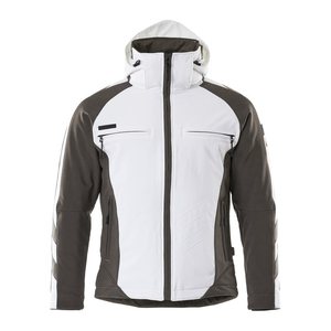 MASCOT® Herren Softshelljacke "DARMSTADT" Unique weiß, anthrazit Größe XL