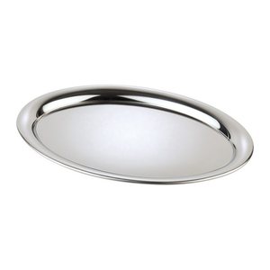 APS Tablett KAFFEEHAUS silber oval 20,0 x 14,5 cm, 1 St.