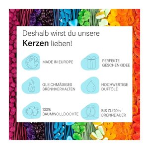Haribo Duftkerze im Geschenkkarton Melon Mix - 85g