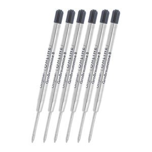 ONLINE® Kugelschreiberminen B schwarz, 6 St.