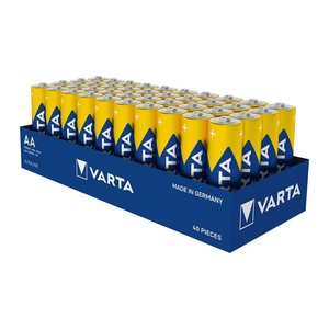 VARTA Batterien LONGLIFE Alkali-Mangan Mignon AA 1,5 V, 40 St.