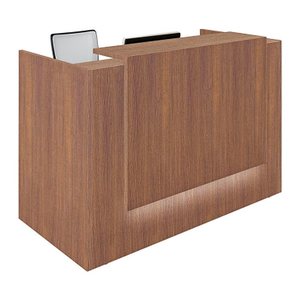 Quadrifoglio Empfangstheke gerade, nussbaum 166,0 x 88,0 x 113,0 cm