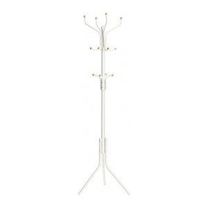 SONGMICS Kleiderständer RCR19W weiß Metall 12 Haken 44,0 x 182,0 cm, 1 St.