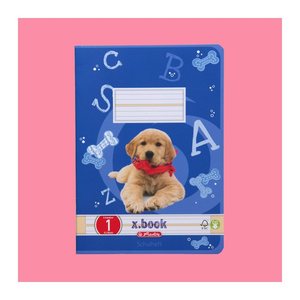 herlitz Schulheft x.book Lineatur 1 liniert DIN A5 ohne Rand, 32 Blatt, 1 St.