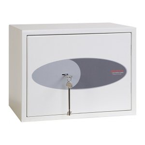 phoenix FORTRESS KEY SAFES Schlüsseltresor signalweiß mit 42 Haken, Doppelbartschloss, 45,0 x 24,5 x 30,0 cm, 1 St.