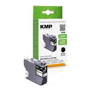 KMP B58B schwarz Druckerpatrone kompatibel zu brother LC-3217BK