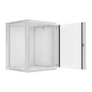 LANBERG 19" 15U 600x600 Wandgehäuse Glastür V2 (FlatPack) gr