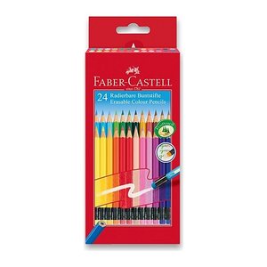 FABER-CASTELL Classic Colours Radierbare Buntstifte farbsortiert, 1 St.