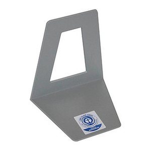M&M Buchstützen grau 11,0 x 9,5 x 13,0 cm, 1 St.