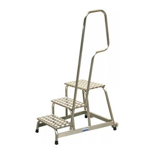 KRAUSE Montagetritt STABILO  silber 3 Stufen, H: 120,0 cm