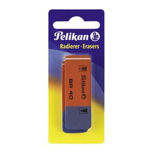 Pelikan Radiergummis BR40 rot/blau, 2 St.