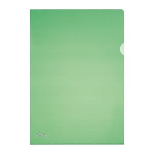 herlitz Sichthüllen DIN A4 grün genarbt 0,19 mm, 10 St.