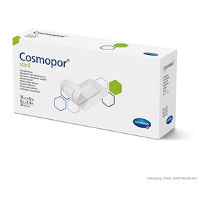 HARTMANN Wundverband Pflaster Cosmopor® Steril 9008042 weiß 6,0 x 15,0 cm, 25 St.