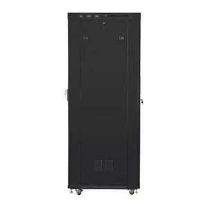 LANBERG 19" 27U 800x1000 freist. LCD perfor.Tür (FlatPack)sw (Speditionsversand)