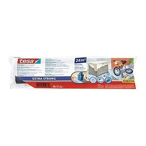 tesa Abdeckplane EXTRA STRONG 2,0 x 12,0 m transparent