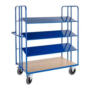 Rollcart Kommissionierwagen 16-4420 blau 135,0 x 40,0 x 174,0 cm