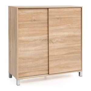 WOHNLING Schuhschrank, WL5.713 sonoma-eiche 4 Fachböden 100,0 x 37,5 x 108,0 cm