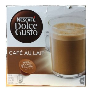 NESCAFÉ DOLCE GUSTO® CAFÉ AU LAIT Kaffeekapseln, Robustabohnen kräftig, 16 St.