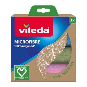 vileda Mikrofasertücher 90 °C waschbar, 3 St.