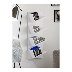 VCM my home Bücherregal Lansi weiß 33,0 x 16,0 x 90,0 cm, 1 St.