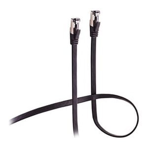 Shiverpeaks Patchkabel CAT8.1 U/FTP flach schwarz 25cm
