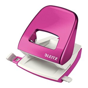LEITZ Locher NeXXt 5008 WOW pink-metallic, 1 St.