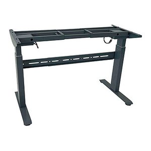 LMG elektrisch höhenverstellbares Schreibtischgestell schwarz ohne Tischplatte, T-Fuß-Gestell schwarz 130,0 - 160,0 x 57,0 cm