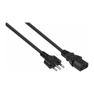 kabelmeister Netzkabel Italien Typ I an C13 schwarz 1,8m