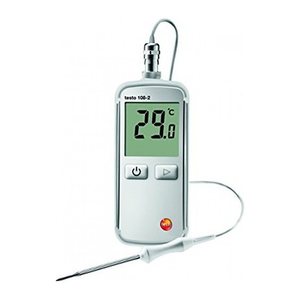testo 108-2 Kerntemperatur-Lebensmittelthermometer weiß, 1 St.