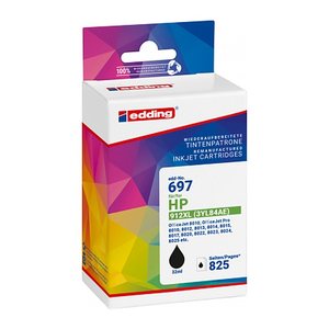 edding EDD-697 schwarz Druckerpatrone kompatibel zu HP 912XL (3YL84AE)