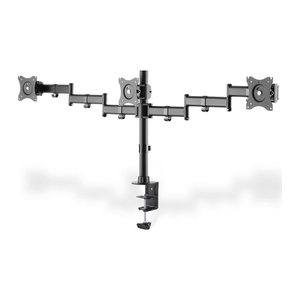 DIGITUS Monitor-Halterung DA-90362 schwarz für 3 Monitore, Tischklemme