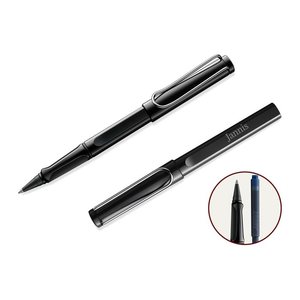 LAMY safari Tintenroller schwarz, Schreibfarbe: blau, 1 St.