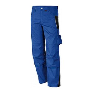 QUALITEX® Herren Arbeitshose „pro mg 245“ kornblau/schwarz Größe 44