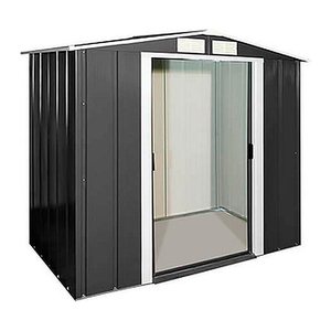 tepro Gerätehaus Eco 6x4, anthrazit/weiß, 1 St.
