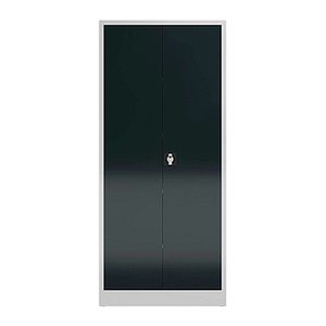 ClassiX Putzmittelschrank X-545528 anthrazit, lichtgrau 4 Fachböden 80,0 x 38,0 x 180,0 cm, aufgebaut, 1 St.
