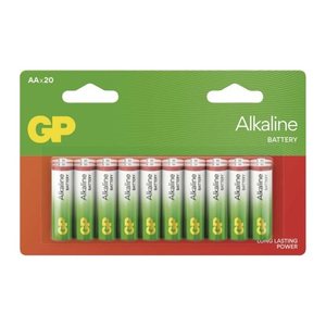 GP Batterien Long Lasting Power Alkaline Mignon AA 1,5 V, 20 St.