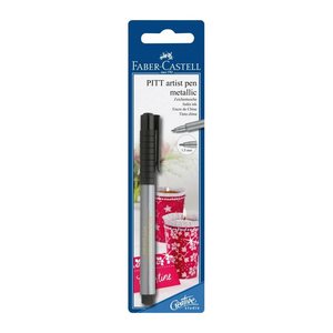 FABER-CASTELL Pitt Artist Pen Lackmarker silber 1,5 mm, 1 St.