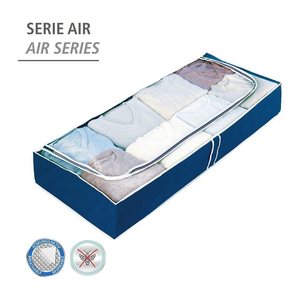 WENKO Air Unterbettkommode blau 105,0 x 45,0 x 15,0 cm, 4 St.