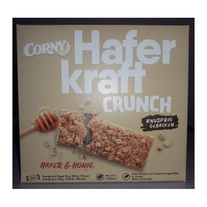 CORNY Haferkraft Crunch Müsliriegel 6 Riegel, 6 St.