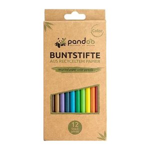 pandoo Buntstifte farbsortiert, 12 St.