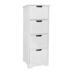 WOHNLING Badschrank WL5.183 weiß 30,0 x 30,0 x 83,0 cm