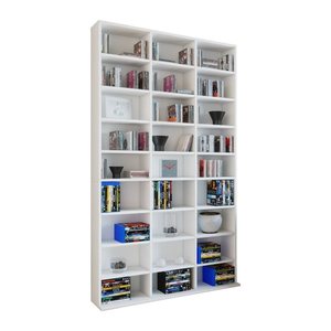 VCM my home Bücherregal Megosa Maxi weiß 102,0 x 23,0 x 180,0 cm, 1 St.