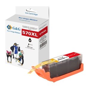 G&G XL-Patrone kompatibel mit Canon PGI-570XLBK/ 0318C001
