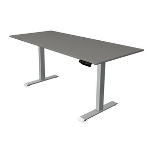 Kerkmann Move 4 elektrisch höhenverstellbarer Schreibtisch ahorn rechteckig, T-Fuß-Gestell silber 180,0 x 80,0 cm