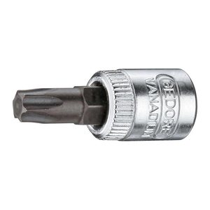 GEDORE 1/4 Zoll Innen-TX Steckschlüsseleinsatz Größe: T 8 Länge: 37,0 mm