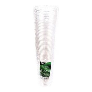 PAPSTAR Einweg-Trinkbecher pure glasklar 0,4 l, 70 St.
