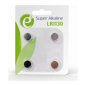 gembird Knopfzelle LR1130, 4er-Pack